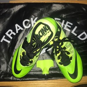 Neon green and black Nike Rival S